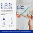 The Clean People Fabric Softener Sheets - Dryer Sheets - Softens & Removes Static Cling - Vegan Laundry Softener With Essential Oils - Fresh Scent, 120 Pack 🍁 All In One Marketplace Canada