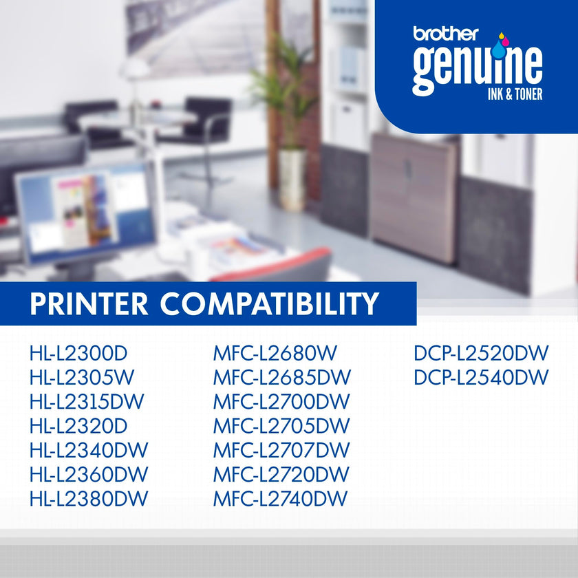 Brother Original TN630 Standard Yield Black Toner Cartridge, Original Toner Replacement cartridges, Toner for Brother Laser Printers HL-L2320D, DCP-L2520DW, MFC-L2700DW, MFC-L2720DW and More 🍁 All In One Marketplace Canada