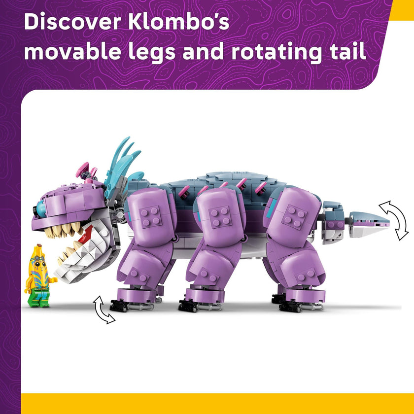 LEGO Fortnite Klombo Kids Toy - Fortnite Action Figure with Peely and Oro Minifigures - Pretend Play and Building Toy for Girls and Boys 10+ - Gift Idea for Birthdays and Gaming Fans - 77077 🍁 All In One Marketplace Canada