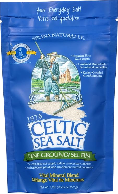 Celtic Sea Salt - Fine Ground Celtic Sea Salt 227g