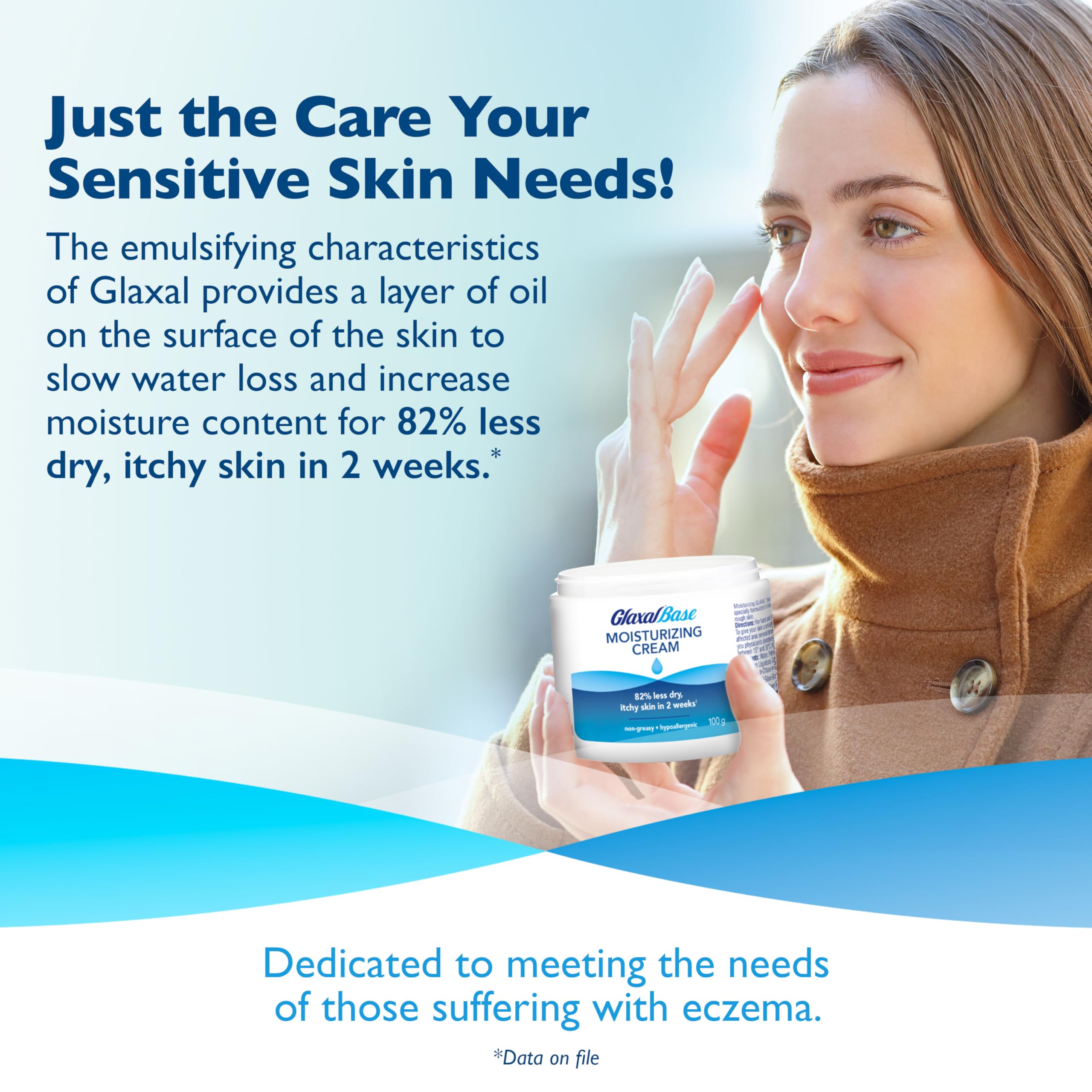 Glaxal Base Moisturizing Cream, Relief from Itchy, Dry Skin, Hypoallergenic & Paraben-Free, Made in Canada, 450 g 🍁 All In One Marketplace Canada