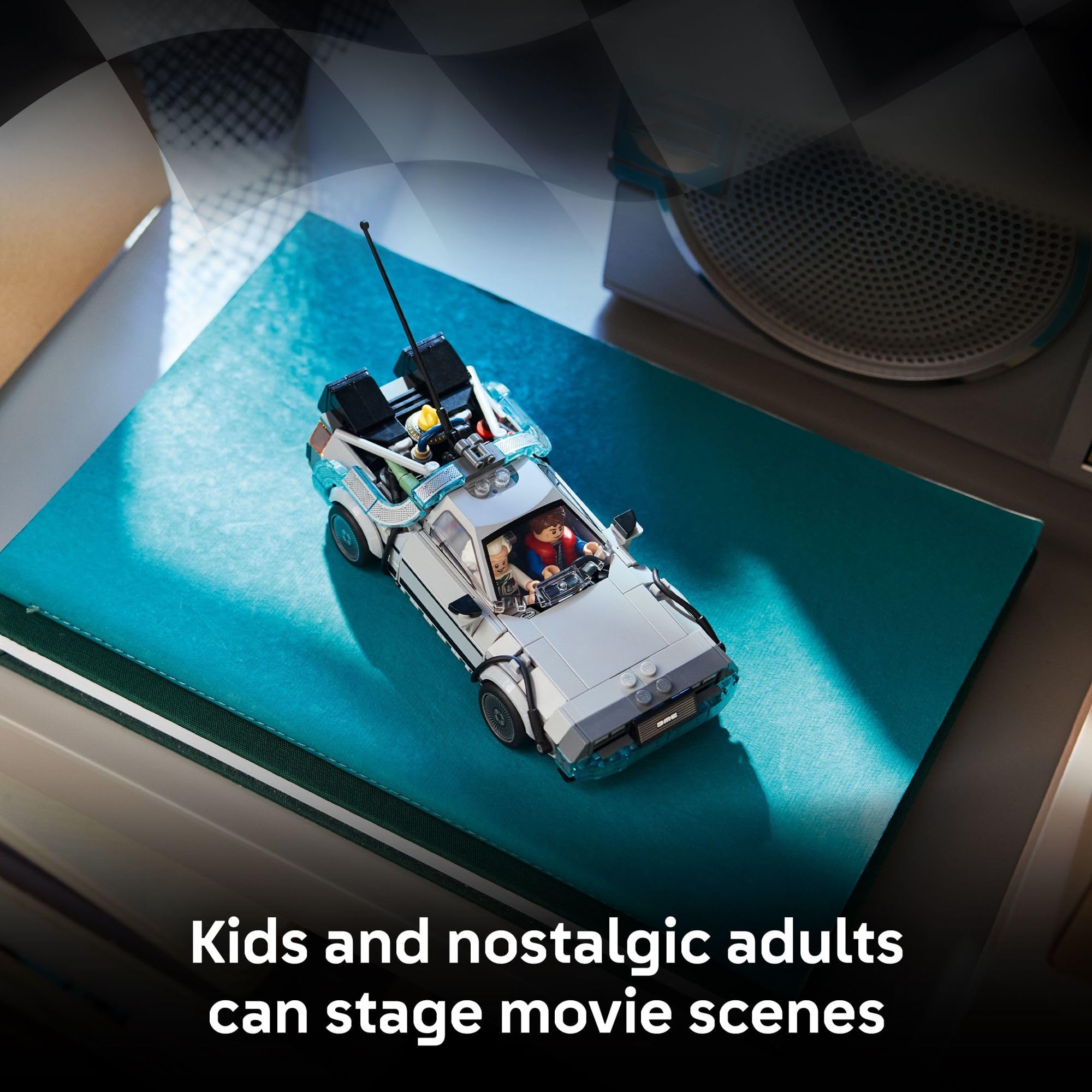 LEGO Speed Champions Time Machine from Back to The Future Building Toy for Kids - Pretend Play & Display Car Toy W/2 Build Modes for Boys & Girls, Ages 9+ - Gift Ideas for Birthdays & Fans - 77256 🍁 All In One Marketplace Canada