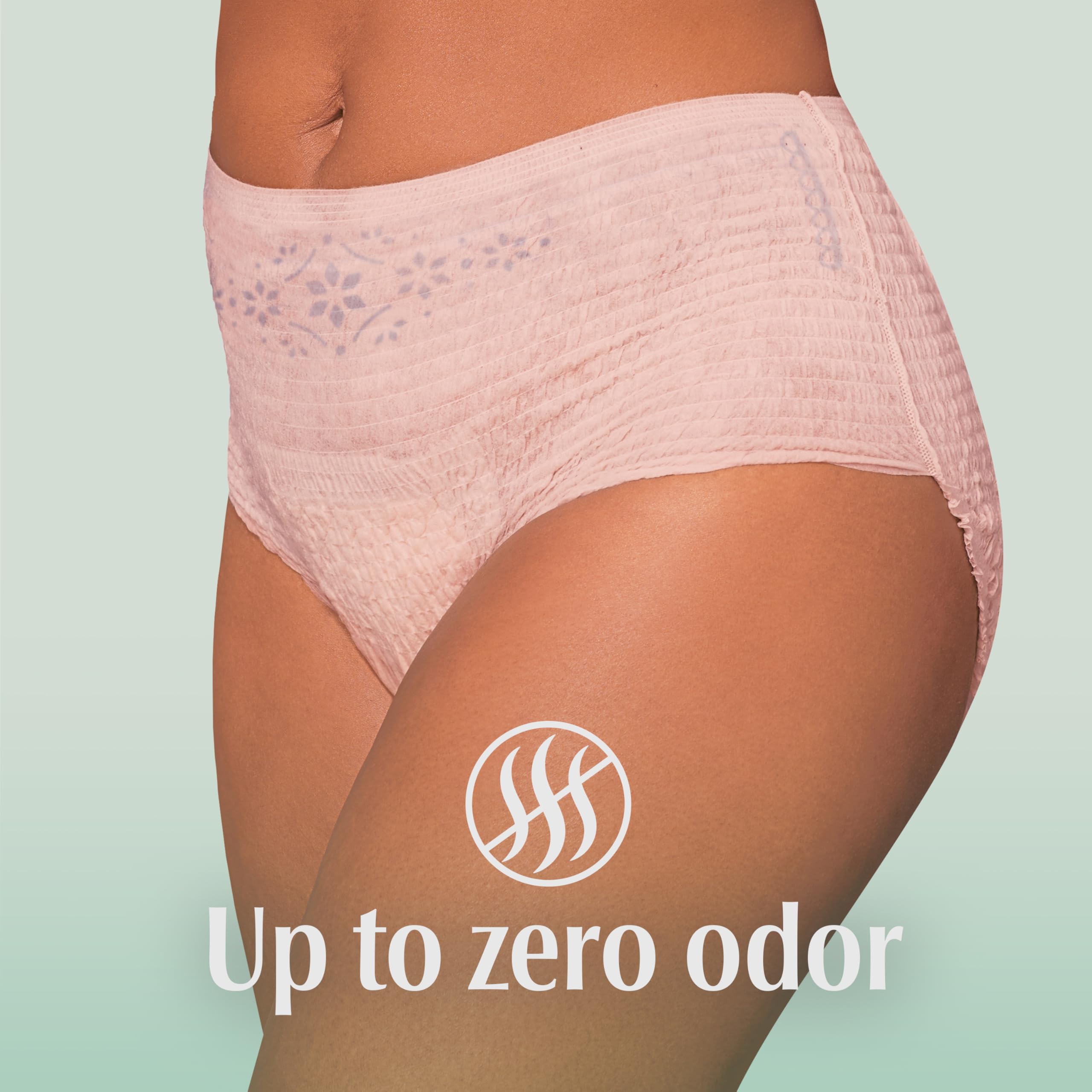 Depend FIT-FLEX Adult Incontinence Underwear for Women, Maximum Absorbency, S, Blush, 32 Count 🍁 All In One Marketplace Canada