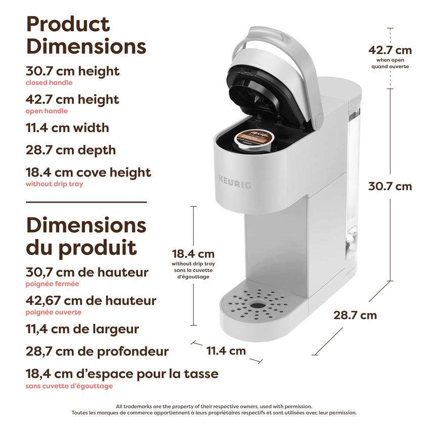 Keurig K-Mini Go Single Serve K-Cup Pod Coffee Maker, Warmstone 🍁 All In One Marketplace Canada
