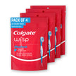 Colgate MaxFresh Wisp Disposable Toothbrushes, Mini Travel Toothbrushes with Soft Bristles for On-the-Go Single Use, Peppermint, 24 Count 🍁 All In One Marketplace Canada
