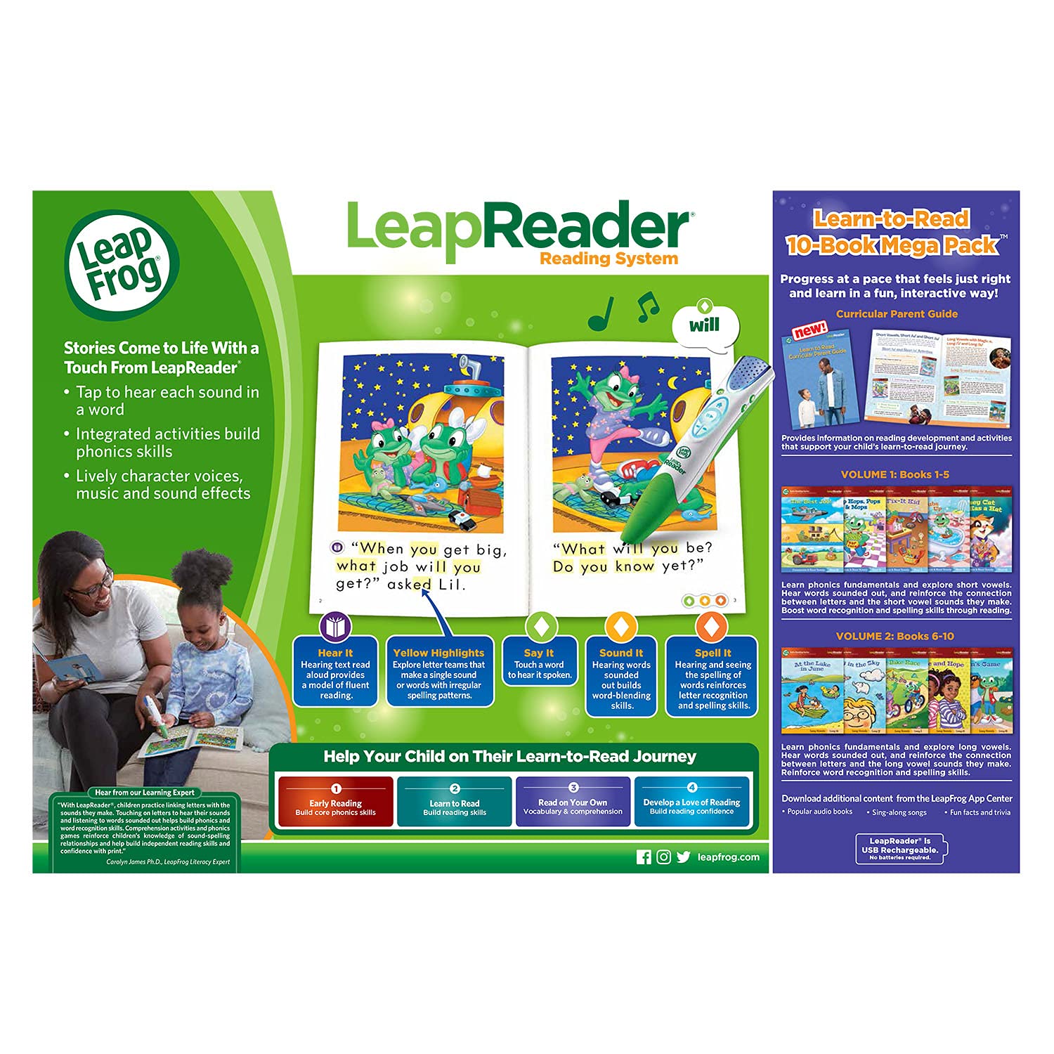LeapFrog LeapReader Learn-to-Read 10-Book Mega Pack (English Version) 🍁 All In One Marketplace Canada