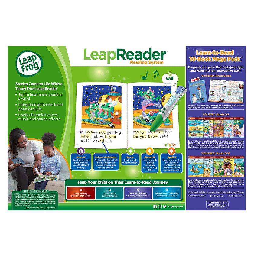 LeapFrog LeapReader Learn-to-Read 10-Book Mega Pack (English Version) 🍁 All In One Marketplace Canada