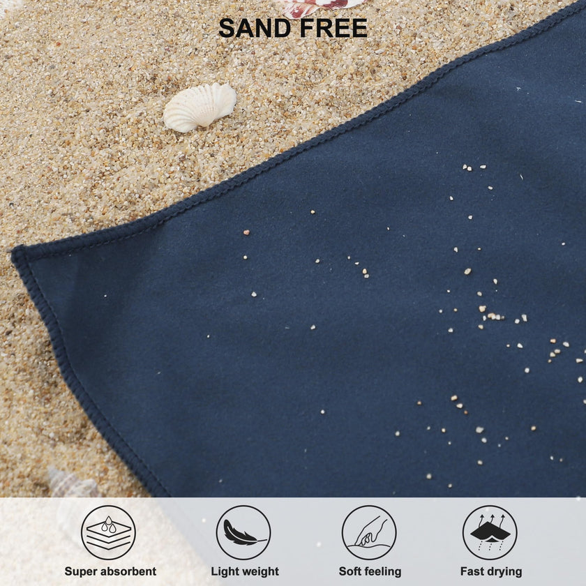 Rainleaf Microfiber Towel Perfect Travel & Gym & Camping Towel. Quick Dry - Super Absorbent - Ultra Compact - Lightweight. Suitable for Trip, Beach, Shower, Backpacking, Pool 🍁 All In One Marketplace Canada