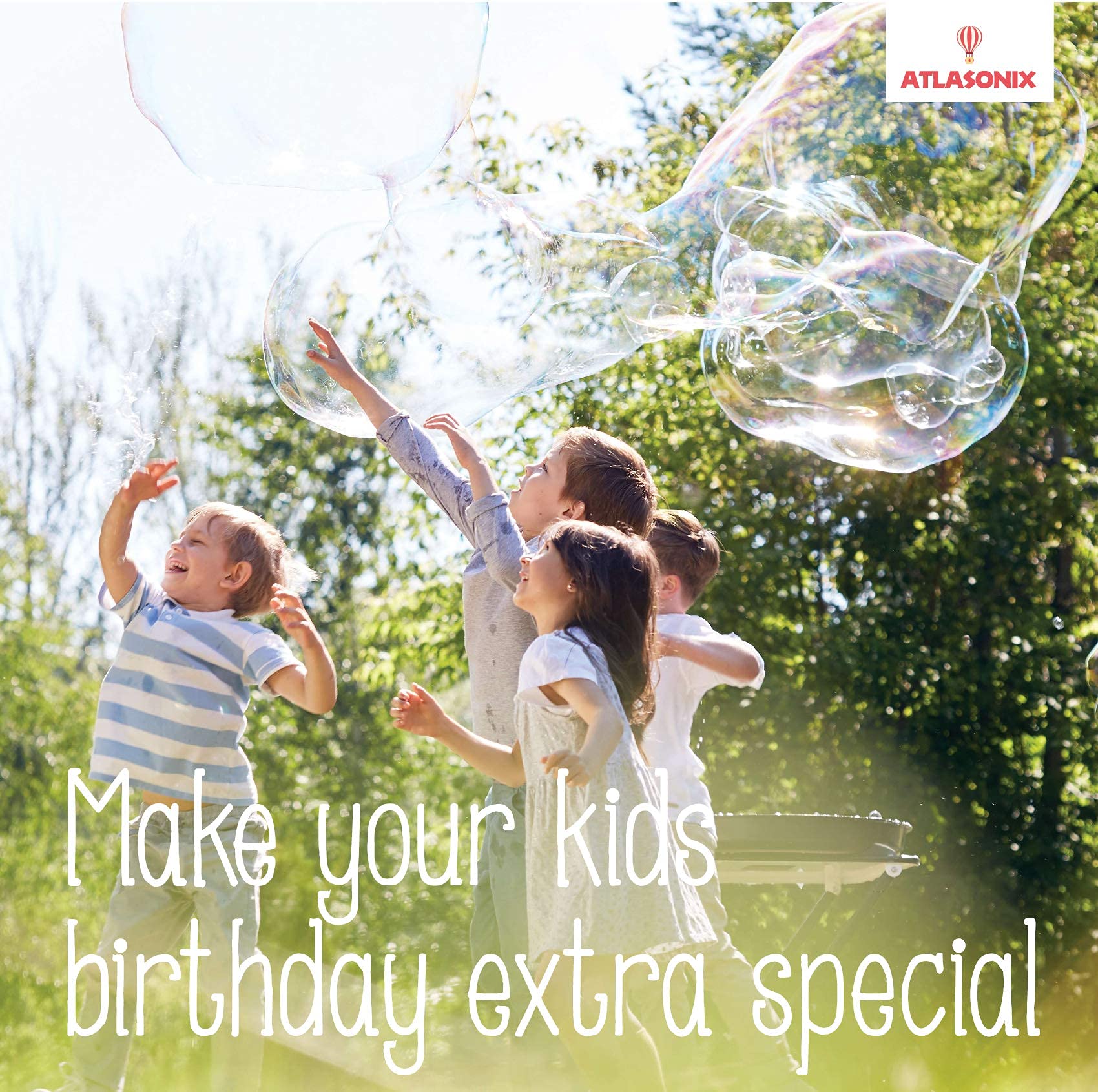 Bubbles for Kids - Giant Bubble Solution, Bubble Wands, Bubbles Powder Mix Makes 896 OZ (7 Gallons) - The Original Mix Kid Safe and Long Lasting Outdoor Toys Fun 🍁 All In One Marketplace Canada