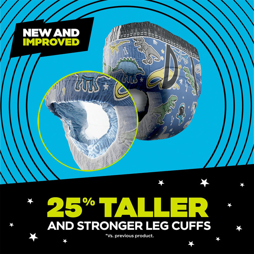 Ninjamas Pampers Nighttime Bedwetting Underwear Boys Size L (29-43+ kg) 34 Count (Packaging & Prints May Vary) 🍁 All In One Marketplace Canada