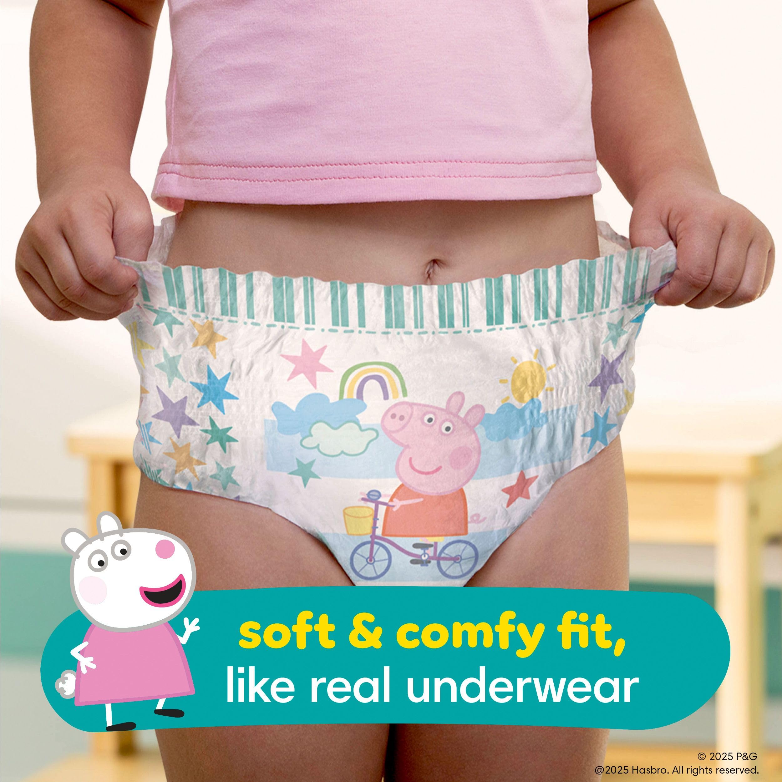 Pampers Easy Ups Training Underwear Peppa Pig Size 5 3T-4T, 100 Count 🍁 All In One Marketplace Canada