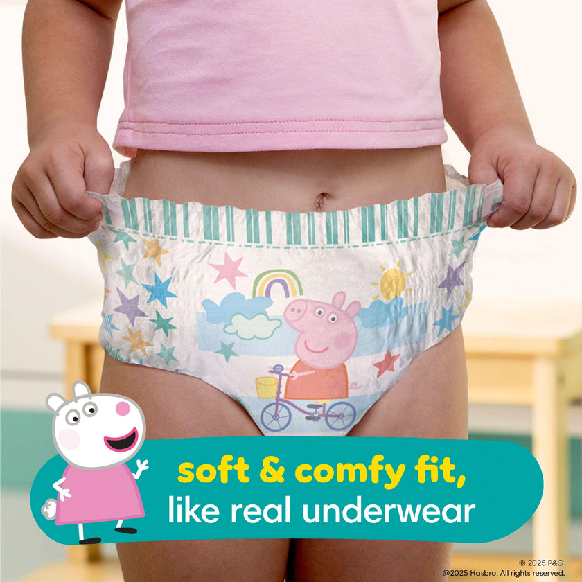 Pampers Easy Ups Training Underwear Peppa Pig Size 4 2T-3T, 1 Pack (Count of 112) 🍁 All In One Marketplace Canada