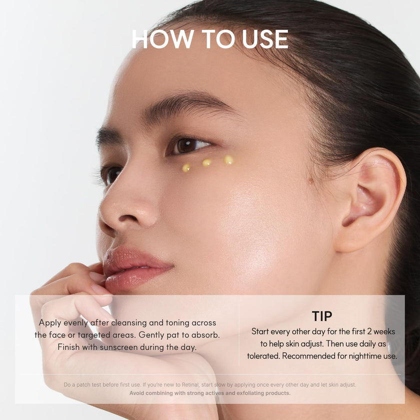Arencia Retinal Booster Shot Serum, Firming Advanced Night Serum with Caffeine and Ectoin for Mature Skin, Pore Minimizing, WFine Lines & Wrinkles, Korean Skincare 30ml 🍁 All In One Marketplace Canada