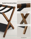 SONGMICS Luggage Rack, Bamboo Luggage Rack for Guest Room, Folding Suitcase Stand, for Hotel, Bedroom, Heavy-Duty, Holds up to 131 lb, Walnut Brown URLR007D01 🍁 All In One Marketplace Canada