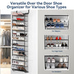 Whitmor 36 Pair Over-The-Door Rack-Gunmetal Gray Shoe Organizer 🍁 All In One Marketplace Canada