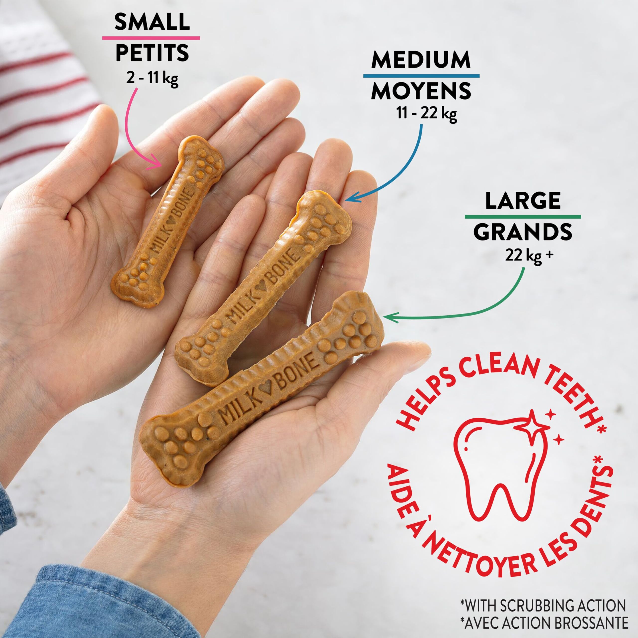 Milk-Bone Brushing Chews Dental Dog Treats, Chicken Flavour Dental Chew, Helps Clean Teeth and Reduce Bad Breath, For Medium Dogs, 45 Treats (Pack of 1) 🍁 All In One Marketplace Canada