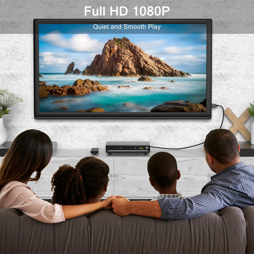 DVD Players for TV with HDMI,Plays All Regions and Formats,CD Player for Home,Support 1080P Video/CD/DVD/VCD/JPEG/USB, Remote, HDMI and RCA Cables Included 🍁 All In One Marketplace Canada
