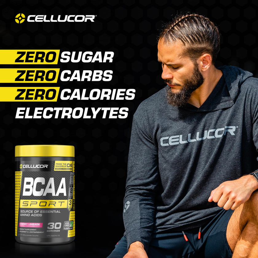 Cellucor BCAA Sport Recovery Powder - Post & Intra Workout Energy Supplement - Cherry Limeade, 30 Servings 🍁 All In One Marketplace Canada
