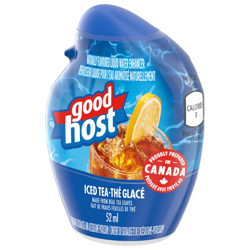 GOODHOST Iced Tea Liquid Water Enhancer, 12 Bottles, 744 g 🍁 All In One Marketplace Canada