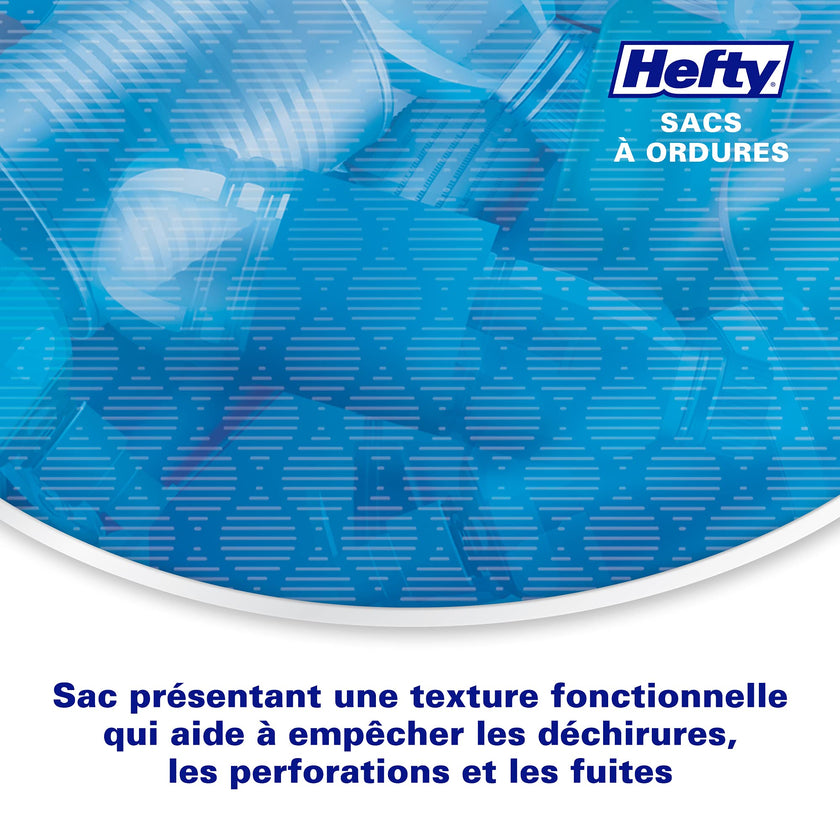 Hefty™ Ultra Strong 100ct Clear Garbage Bags Tall 50 L, Drawstring, Arm and Hammer odour neutralizer, MEGA Recycling/Waste/Kitchen/Trash Plastic Pack bags, Fits simplehuman code N 🍁 All In One Marketplace Canada