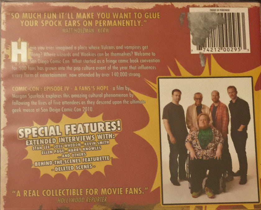 Comic-Con Episode IV: A Fan's Hope - DVD
