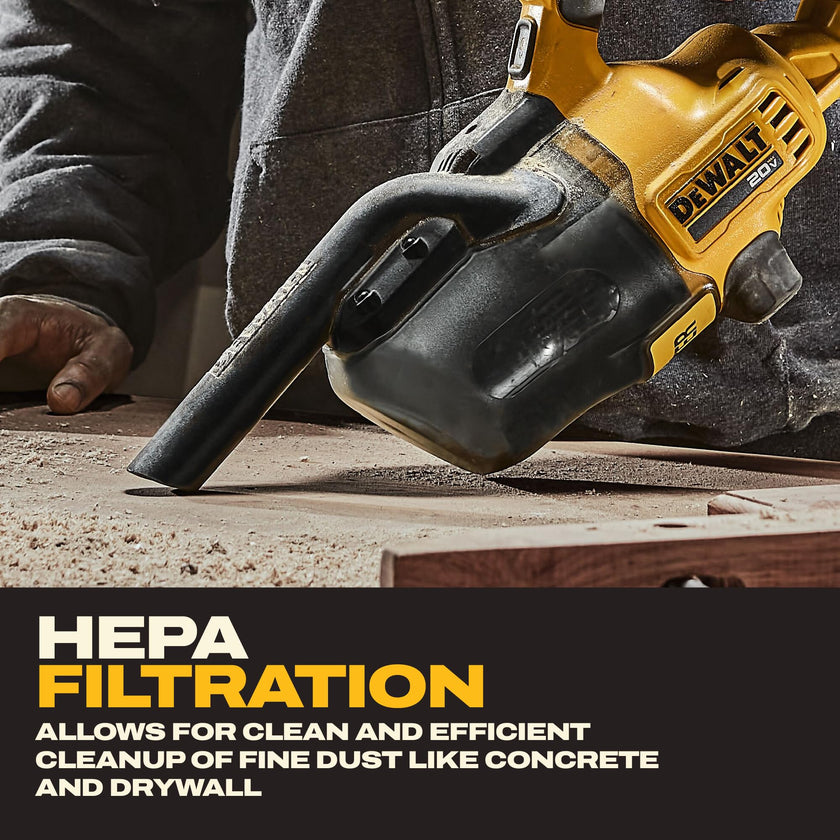 DEWALT 20V Vacuum, Cordless Handheld Vacuum, HEPA, Battery Not Included (DCV501HB) 🍁 All In One Marketplace Canada