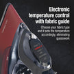 CHI Steam Iron for Clothes with 8’ Retractable Cord, 1700 Watts, 3-Way Auto Shutoff, 400+ Holes, Professional Grade, Temperature Control Dial, Lava Infused Ceramic Soleplate, Black (13113) 🍁 All In One Marketplace Canada