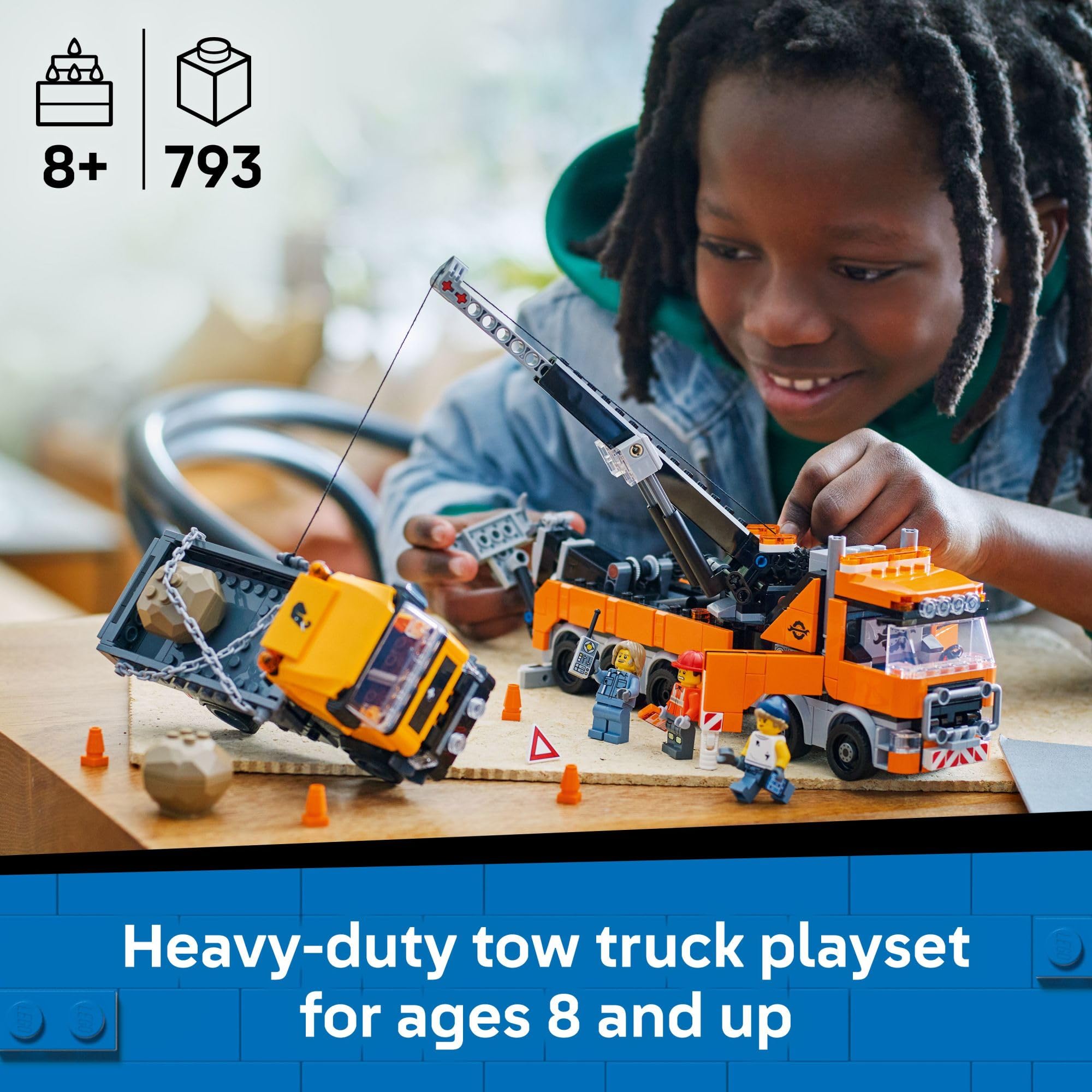 LEGO City Heavy-Duty Recovery Tow Truck with Crane Building Toy - Dump Truck & Tow Truck Toys for Boys & Girls, Ages 8+ - Pretend Play Set for Kids - Gift Idea for Birthdays & Holidays - 60467 🍁 All In One Marketplace Canada