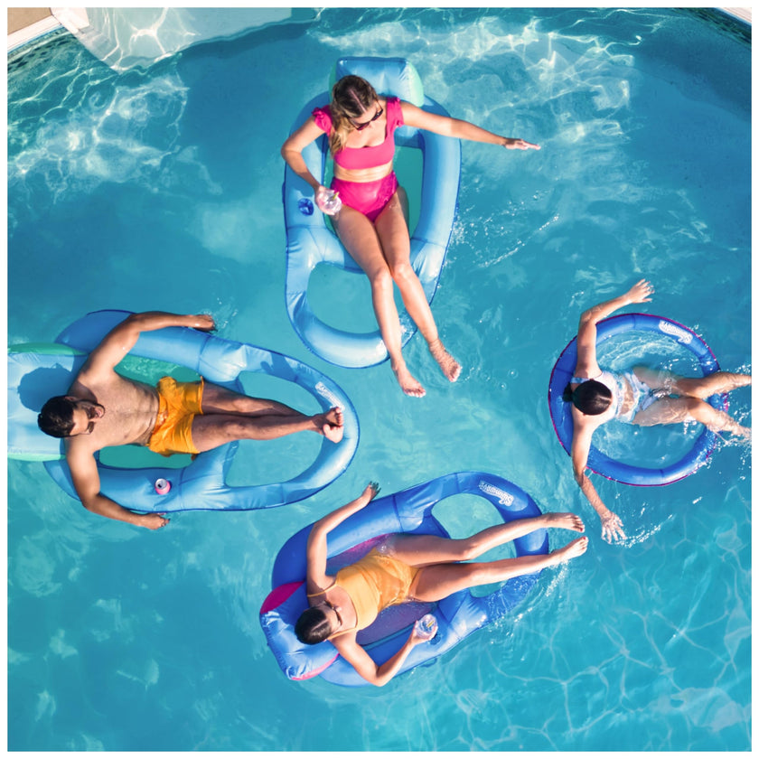 SwimWays Spring Float Premium Papasan Pool Lounger, Inflatable Pool Floats Adult with Fast Inflation for Ages 15 & Up 🍁 All In One Marketplace Canada