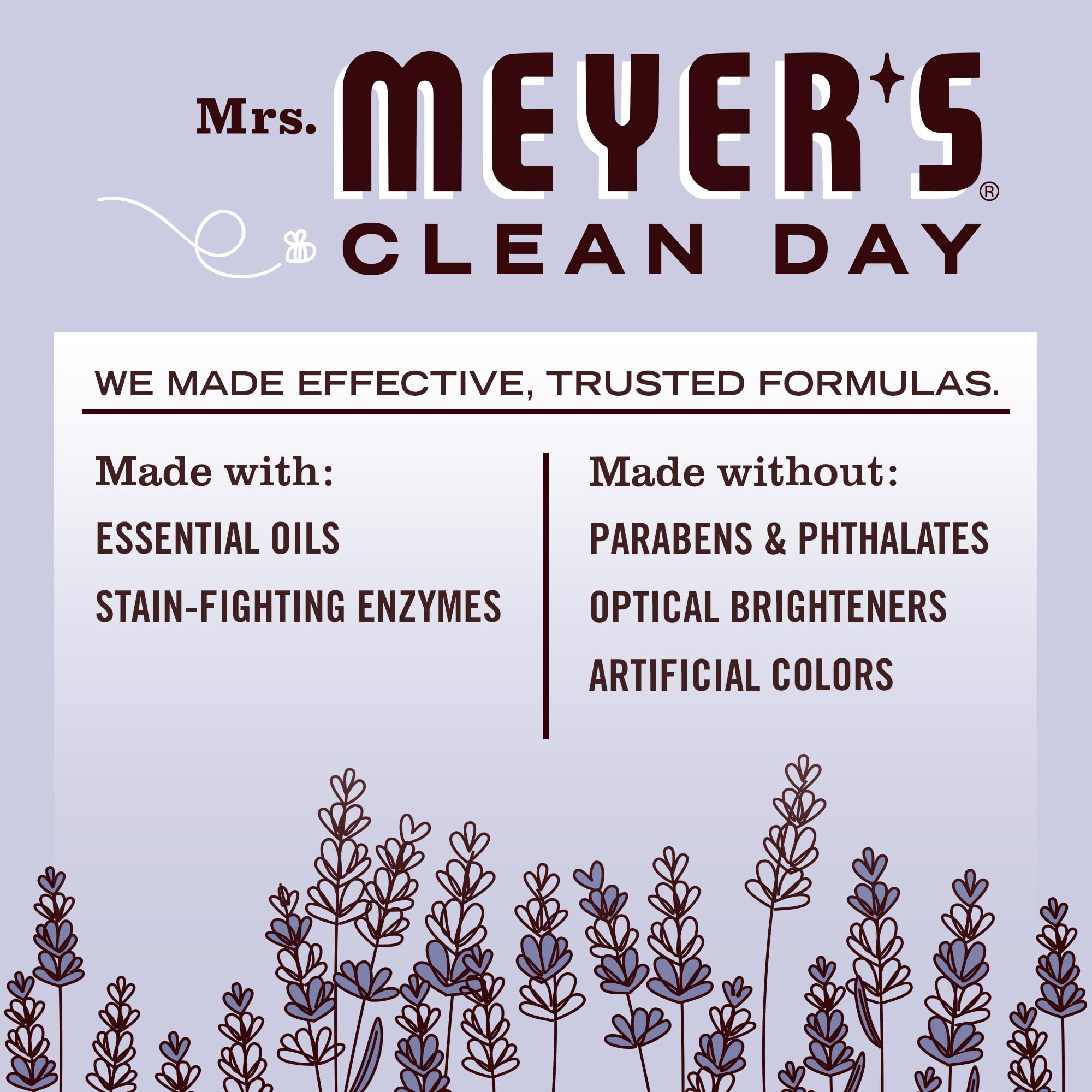 Mrs. Meyer's Clean Day Laundry Detergent, Lavender Scent, 1.8L (Packaging May Vary) 🍁 All In One Marketplace Canada