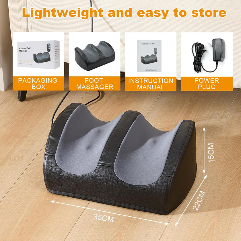 LINGTENG Foot Massager with Heat, with Massage Rollers, 3 Settings, Bi-Directional Rotation, Shiatsu Calf Massager for Calf, Foot and Sole Massage, Gift for Mum, Dad and Friends 🍁 All In One Marketplace Canada