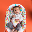 Bright Starts Portable Baby Bouncer Soothing Vibrations Infant Seat with Removable Toy Bar, 0-6 Months 6-20 lbs (Playful Pinwheels) 🍁 All In One Marketplace Canada