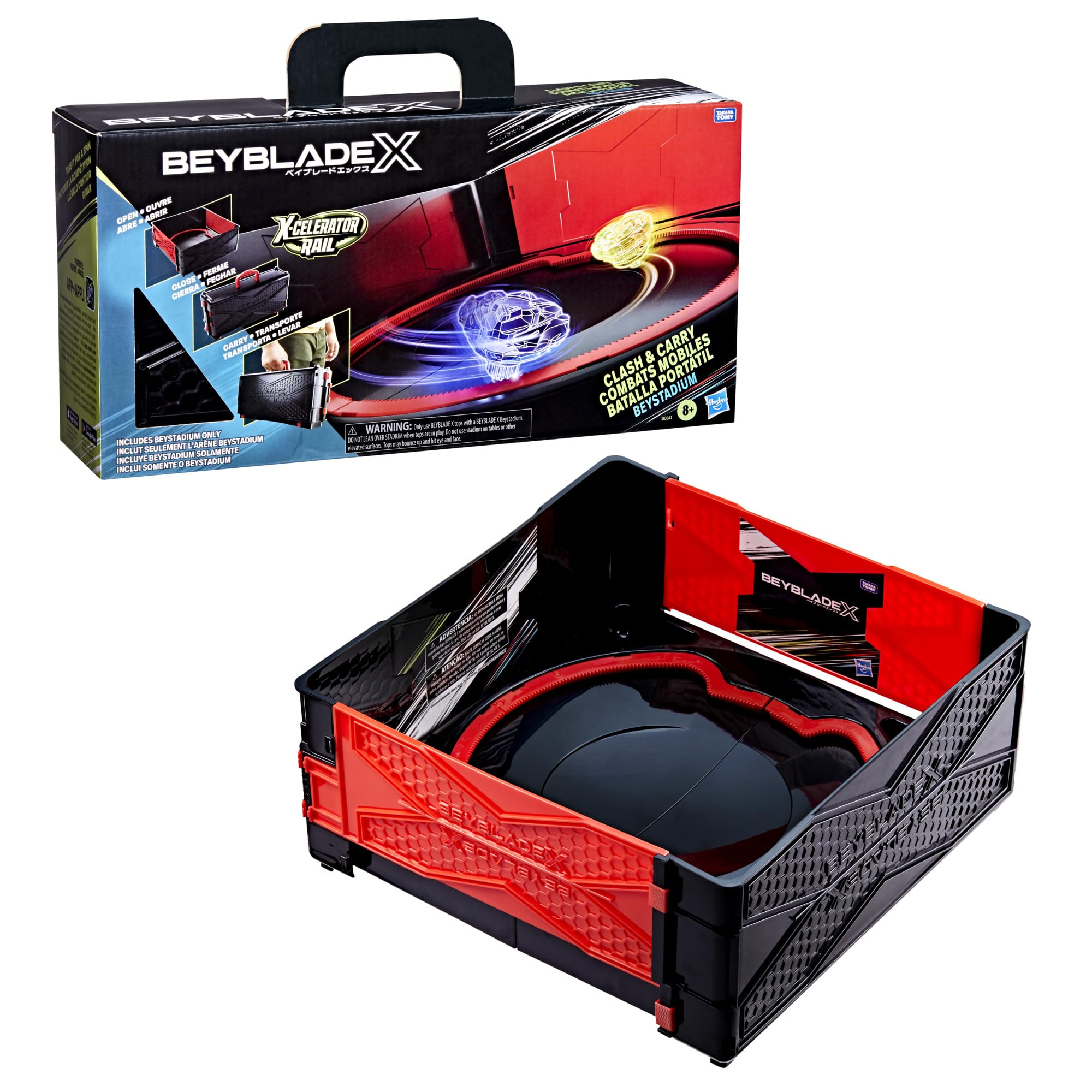 Beyblade X Clash & Carry Beystadium Battle Arena for Beyblade Spinning-Top Toys, Kids Gifts, Ages 8+ 🍁 All In One Marketplace Canada