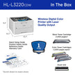 Brother Color Laser Printer with Wireless Printing Fast 19 PPM Output, Duplex Feature, Mobile Device Compatible, 250-Sheet Paper Tray for Professional Home Office Printing (HL-L3220CDW) 🍁 All In One Marketplace Canada