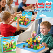 Mini Magnetic Blocks - 49 PCS Travel Magnet Building Blocks for Toddlers - STEM Educational Magnetic Building Toys with Portable Iron Box for Kids Ages 3-8 Boys & Girls 🍁 All In One Marketplace Canada