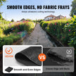 VEVOR Weed Barrier Landscape Fabric, 4*100FT Heavy Duty Garden Weed Fabric, Woven PP Weed Control Fabric, Driveway Fabric, Geotextile Fabric for Landscaping, Ground Cover, Weed Blocker Weed Mat, Black 🍁 All In One Marketplace Canada