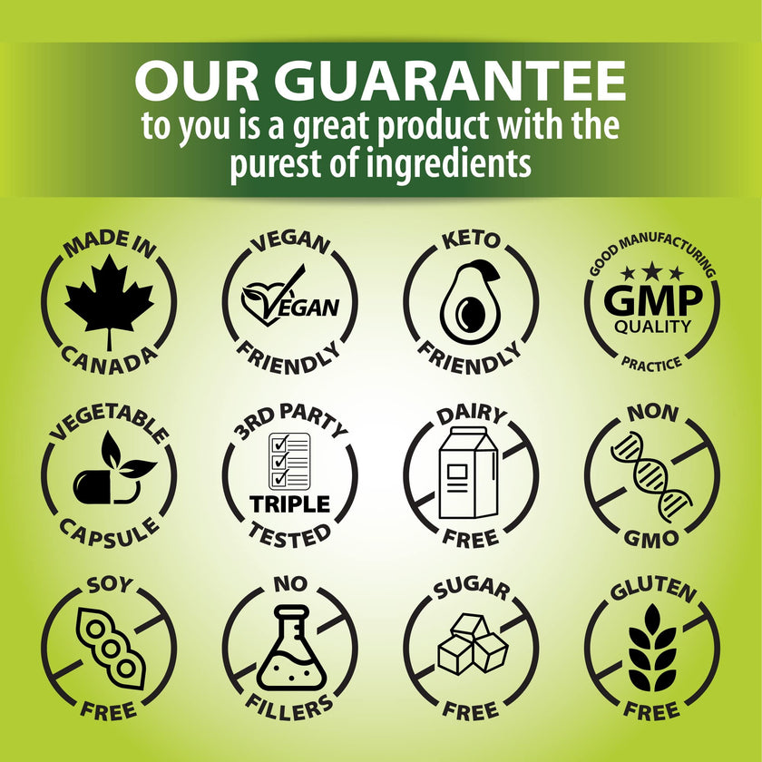 GNA Naturals - Bamboo Silica with Biotin 10,000mcg, 90 v-caps - A Supplement for Radiant Hair, Skin and Nails - Silica Supplement for Hair, Nail, Joint Care and Skin Vitality - Made in Canada 🍁 All In One Marketplace Canada