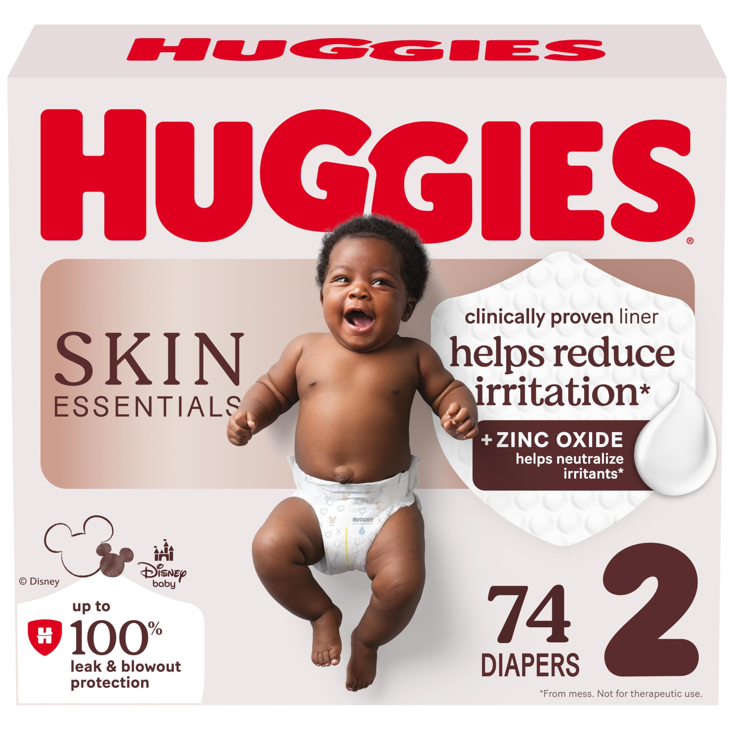 Huggies Size 2 Diapers, Skin Essentials Baby Diapers, Size 2 (12-18 lb.), 74 Ct 🍁 All In One Marketplace Canada