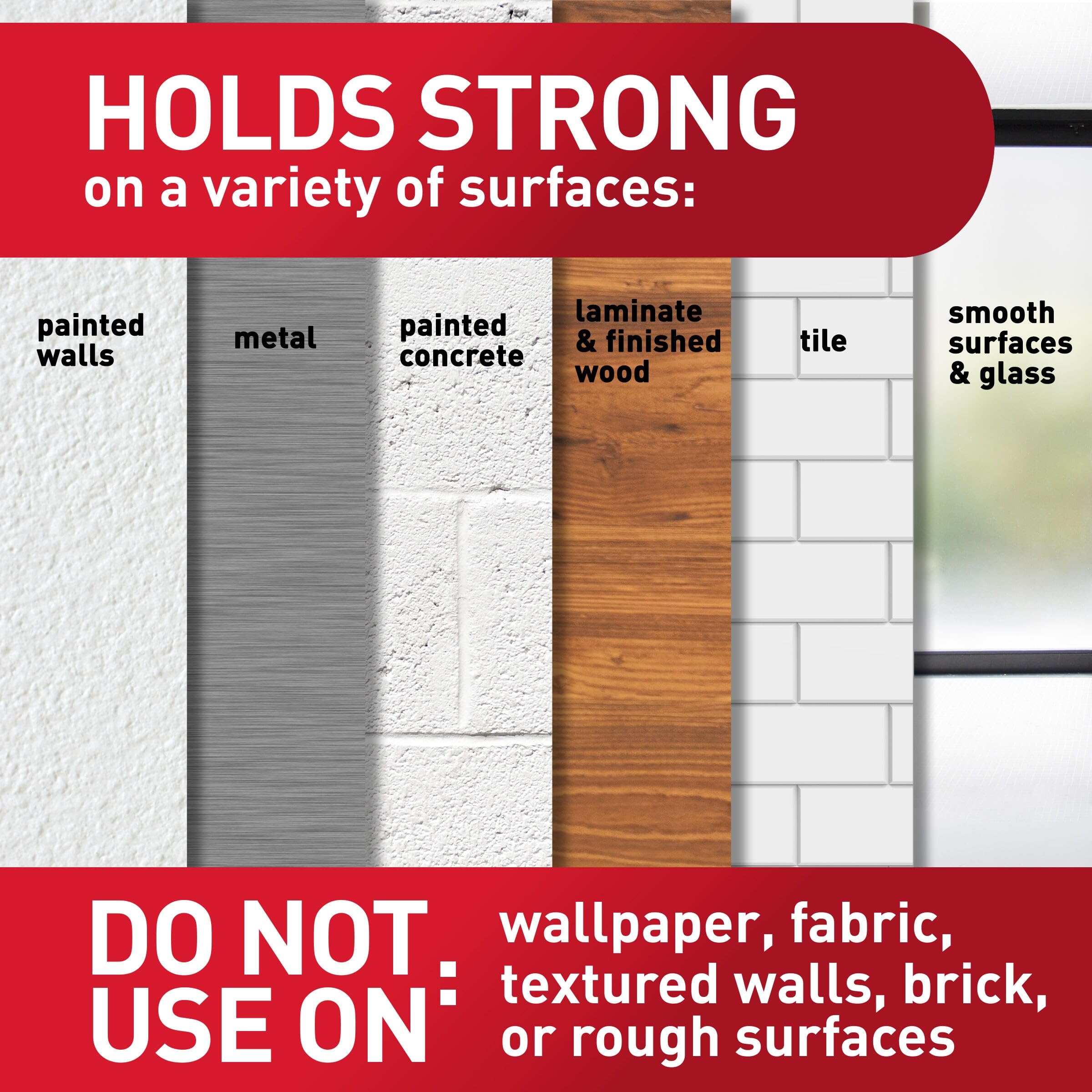 Command Large Utility Hooks, Damage Free Hanging Wall Hooks with Adhesive Strips, No Tools Wall Hooks for Hanging Back to School Dorm Organizers, 7 White Hooks and 12 Command Strips 🍁 All In One Marketplace Canada