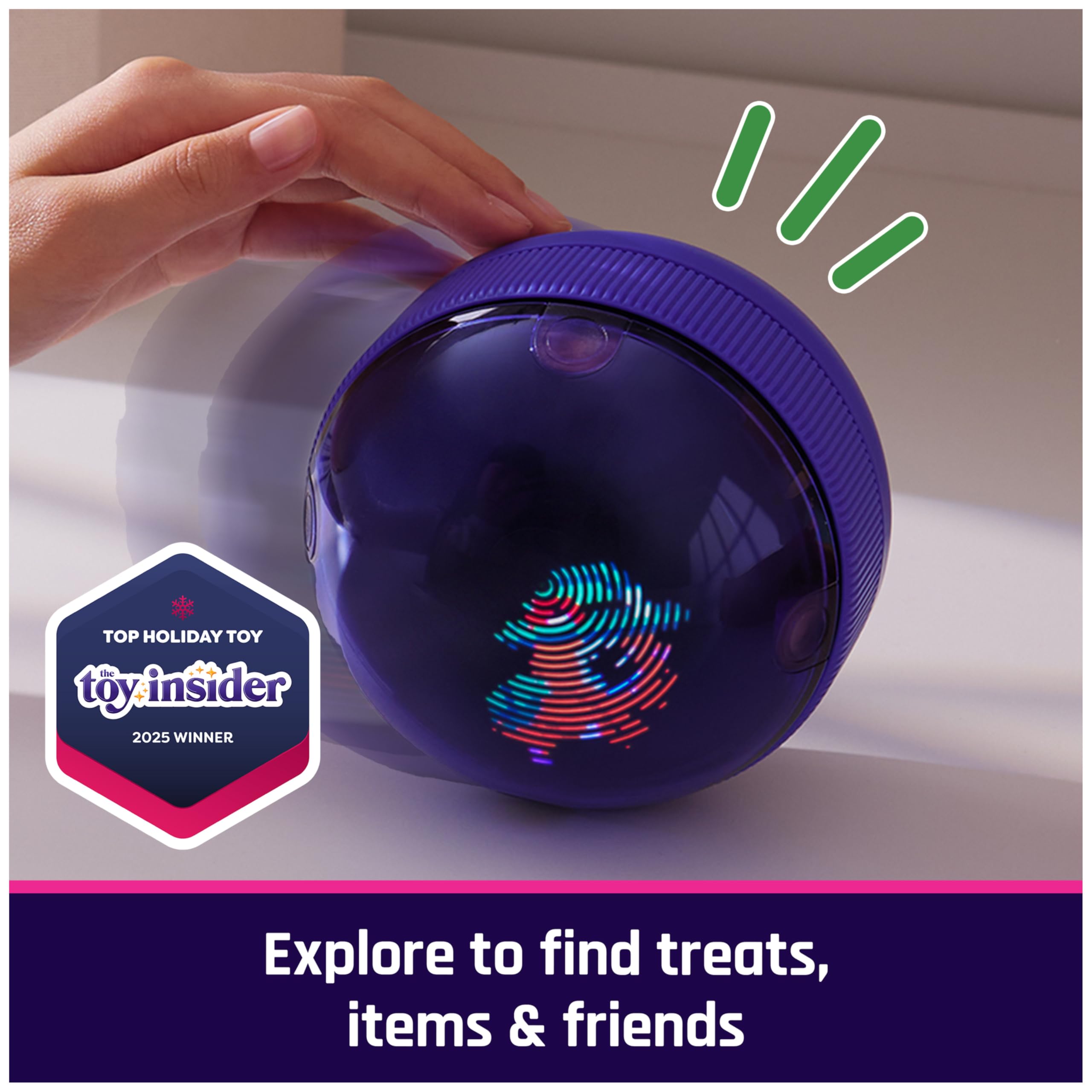 BITZEE, Hamster Ball Interactive Toy Hamster with Over 20 Hamsters Inside, Rolls & Reacts to Touch, Digital Pet Girls Toys & Boys Toys for Ages 5 and up 🍁 All In One Marketplace Canada