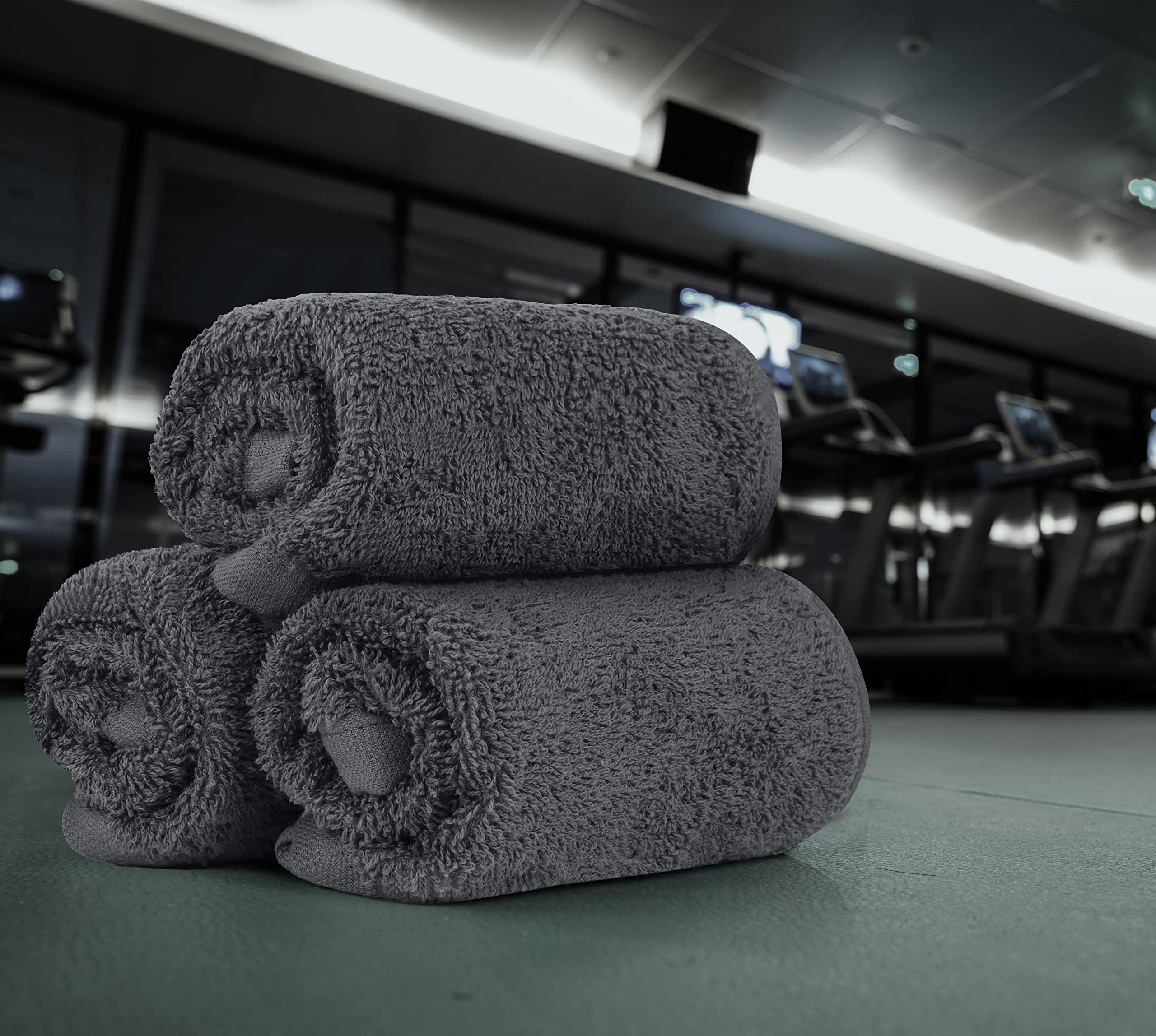 Utopia Towels Cotton Washcloths Set - 100% Ring Spun Cotton, Premium Quality Flannel Face Cloths, Highly Absorbent and Soft Feel Fingertip Towels (24 Pack, Grey) 🍁 All In One Marketplace Canada