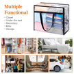 Lifewit 4 Pack Clear Clothes Storage Bags, 40L Plastic Blanket Storage Bags, Vinyl Foldable Moving Bags with Zipper, Closet Organizers and Storage Containers for Bedding, Duvet, Comforter 🍁 All In One Marketplace Canada