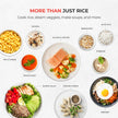 CUCKOO One Touch Rice Cooker 6-Cup (Uncooked) / 12-Cup (Cooked), Small Rice Cooker & Warmer with Steamer Tray, Versatile Grain Cooker, Soup Maker, Auto Keep Warm, White (CR-0601C) 🍁 All In One Marketplace Canada