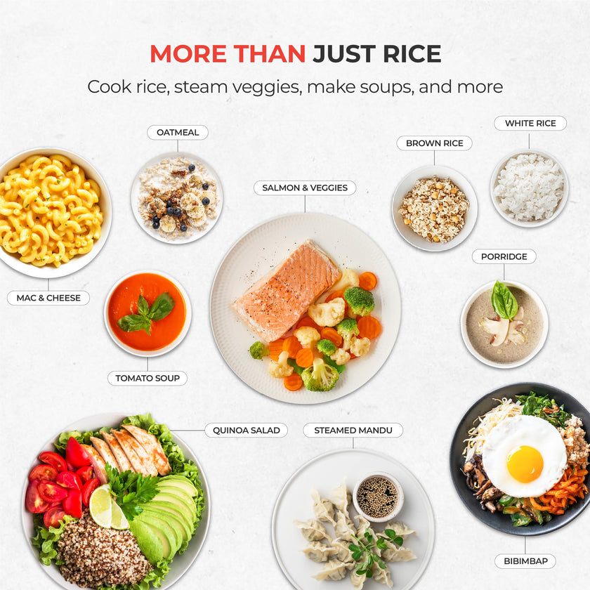 CUCKOO One Touch Rice Cooker 6-Cup (Uncooked) / 12-Cup (Cooked), Small Rice Cooker & Warmer with Steamer Tray, Versatile Grain Cooker, Soup Maker, Auto Keep Warm, White (CR-0601C) 🍁 All In One Marketplace Canada