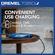 Dremel 7350-PET 4V Pet & Dog Nail Grinder, Easy-to-Use & Safe Nail Trimmer, Professional Pet Grooming Kit - Works on Large, Medium, Small Dogs & Cats 🍁 All In One Marketplace Canada