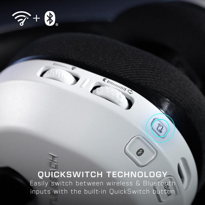 Turtle Beach Stealth 600 Wireless Multiplatform Amplified Gaming Headset for PS5, PS4, PC, Nintendo Switch & Mobile – Bluetooth, 80-Hr Battery, Noise-Cancelling Flip-to-Mute Mic, 50mm Speakers – White 🍁 All In One Marketplace Canada