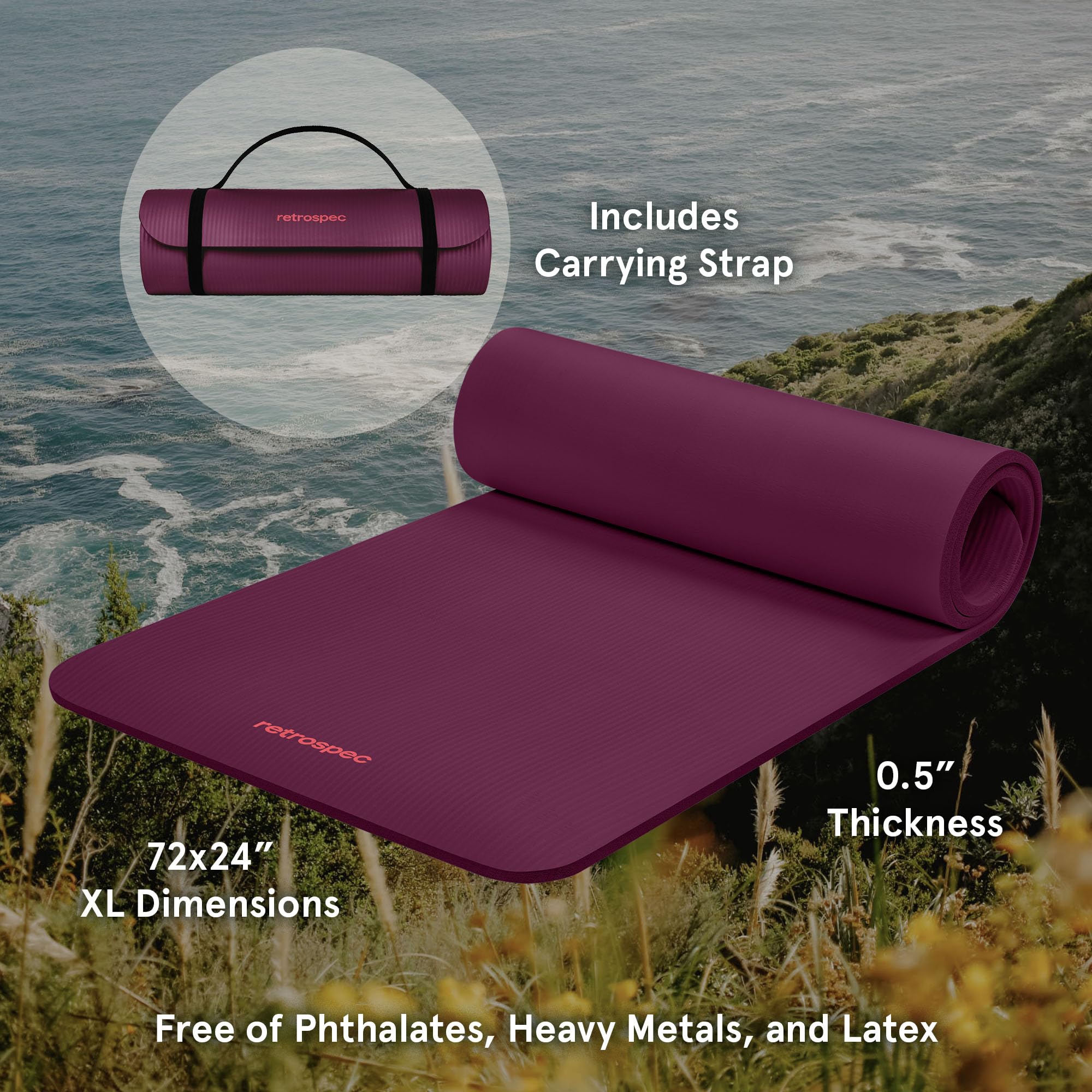 Retrospec Solana Yoga Mat 1