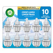 Air Wick Plug In Scented Oil Air Freshener Refills for Home – Infused with Essential Oils – 10 Count – Crisp Linen Scent – Mega Value Pack 🍁 All In One Marketplace Canada