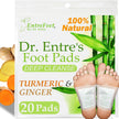 Dr. Entre's Foot Patch: Deep Cleansing Foot Pads | Effective Premium Turmeric & Ginger Foot Patches | 20 Pack 🍁 All In One Marketplace Canada