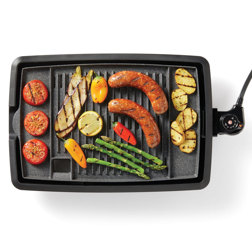 Starfrit The Rock Indoor Smokeless Electric BBQ Grill - Non-Stick 10